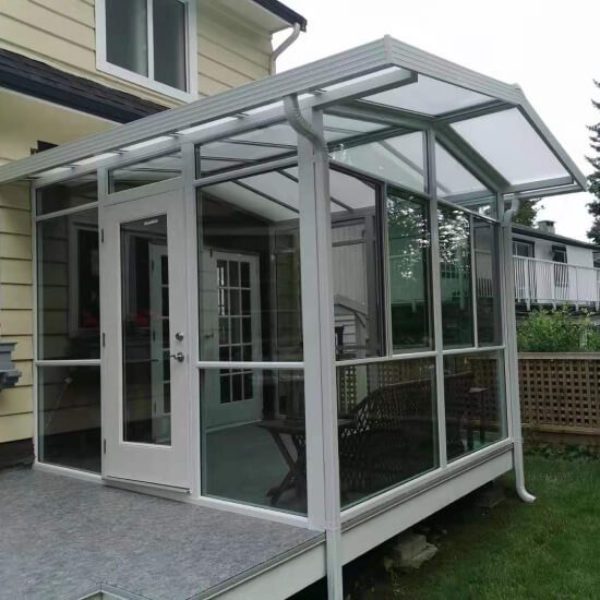 Glass Patio Cover